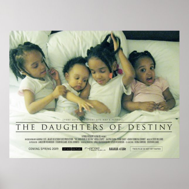 Poster de film Les filles du destin (Devant)
