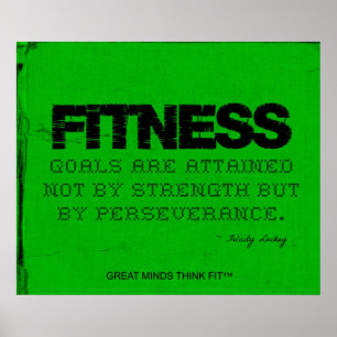 Poster de fitness vert - Motivation!