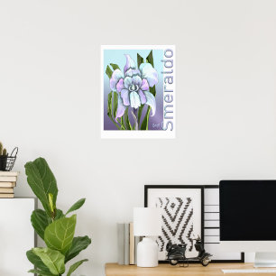 Poster de fleurs Smeraldo
