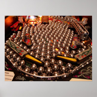 poster de flipper Multiball !