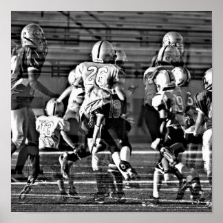 Poster de football à exposition multiple