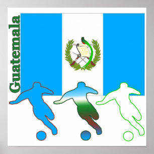 Poster de football Guatemala