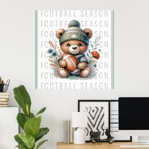 Poster de football personnalisé