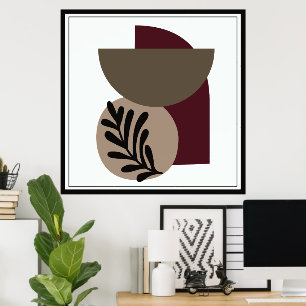 Poster de formes Abstraites modernes