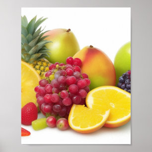 Poster de fruits exotiques Wall Art