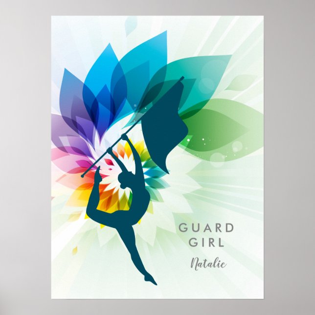 Poster de garde couleur personnalisable (Devant)