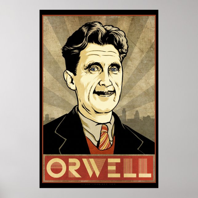 Poster de George Orwell (Devant)