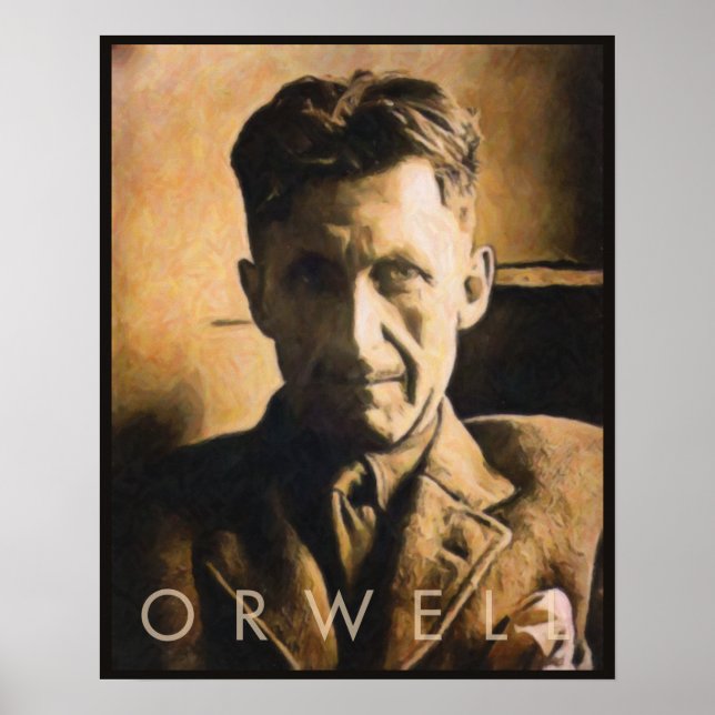 Poster de George Orwell (Devant)