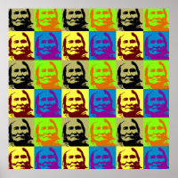 Poster de Geronimo Pop Art - Symbole Liberté & Pai