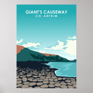 Poster de Giant's Causeway Irlande