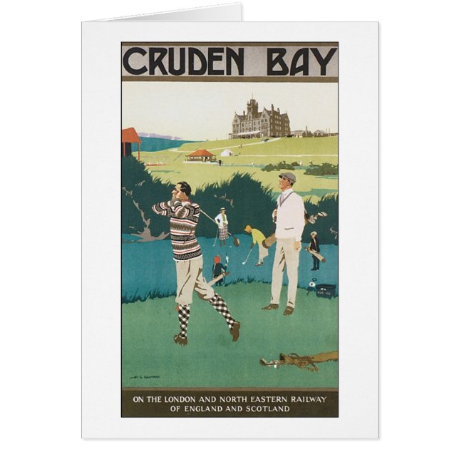 Poster de golf de Cruden Bay (Devant)