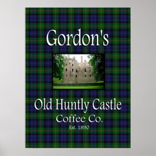 Poster de Gordon's Old Huntly Castle Coffee Co.