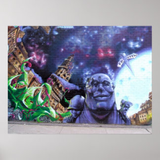 Poster de graffitis de Montréal