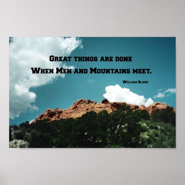 Poster De grandes choses sont faites quand les hommes et  (Devant)