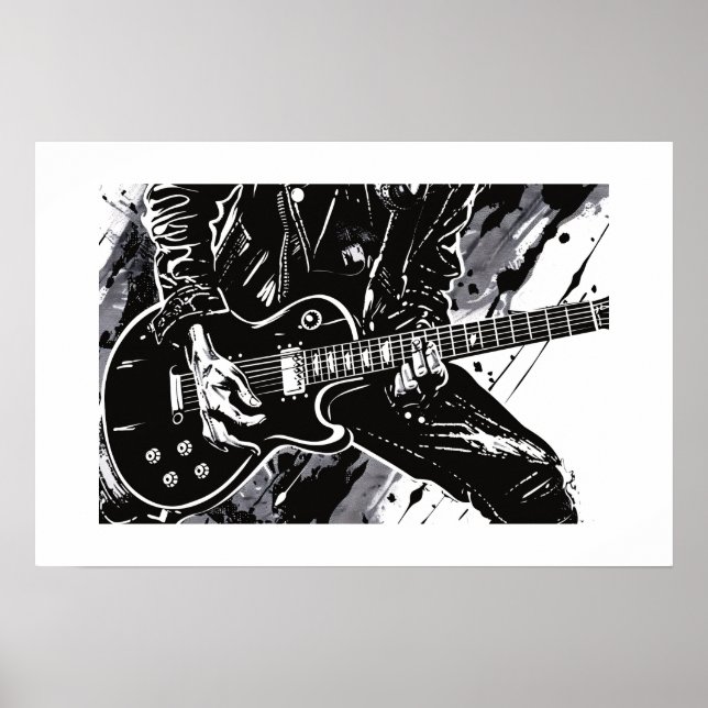 Poster de guitare (Devant)