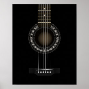 Poster de guitare acoustique