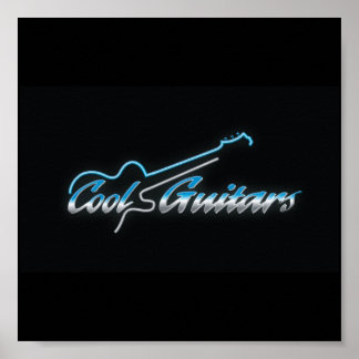 Poster de Guitares cool