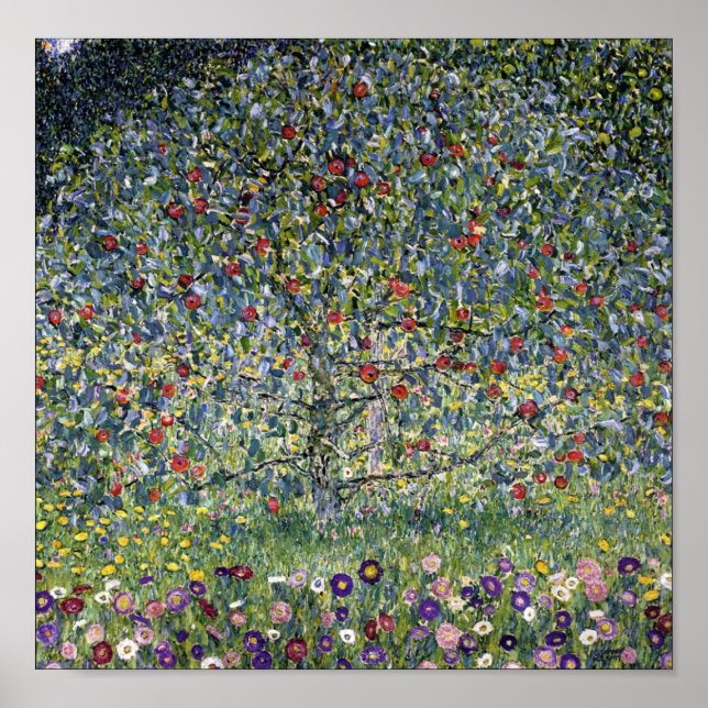 Poster de Gustav Klimt Apple Tree Apple Tree (Devant)