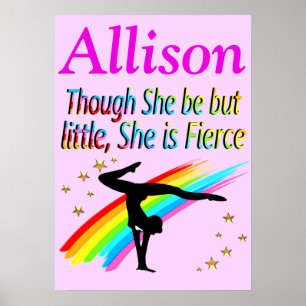 POSTER DE GYMNASTIQUE PERSONNALISÉ