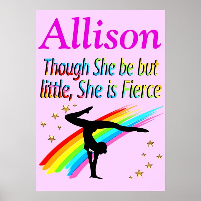 POSTER DE GYMNASTIQUE PERSONNALISÉ (Devant)