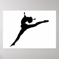 Poster de gymnastique rythmique