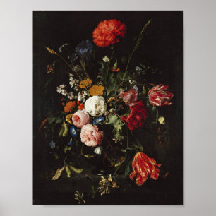 Poster de Heem peinture de vase de fleurs