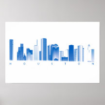 Poster de Houston Skyline