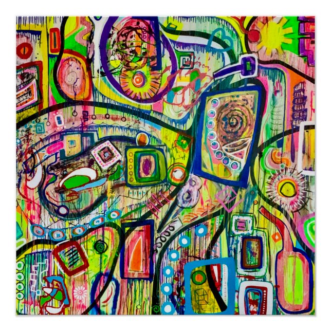 Poster de huit Martinis parfaits (Devant)