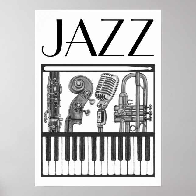 Poster de jazz (Devant)