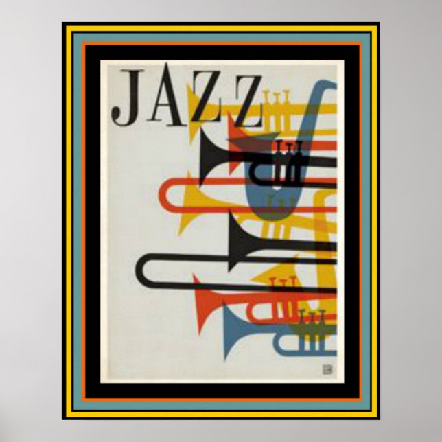 Poster de jazz 16 x 20 (Devant)