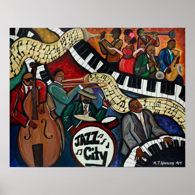 Poster de Jazz City (Devant)