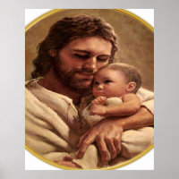 Poster de Jésus et de l'Enfant