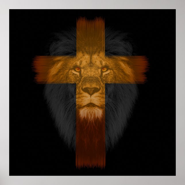 Poster de Jésus Lion de Juda (Devant)