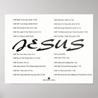 Poster de Jesus The Great I AM