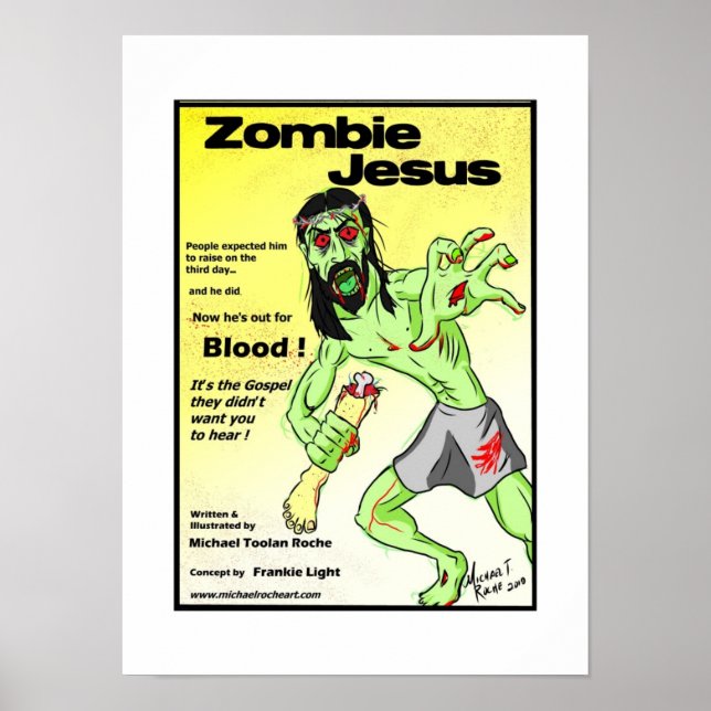 Poster de Jésus Zombie (Devant)