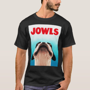 Poster de Jowls Boston Terrier T-shirt classique