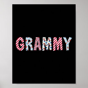 Poster De Juillet Patriotique Grammy Fête de l'Indépendan