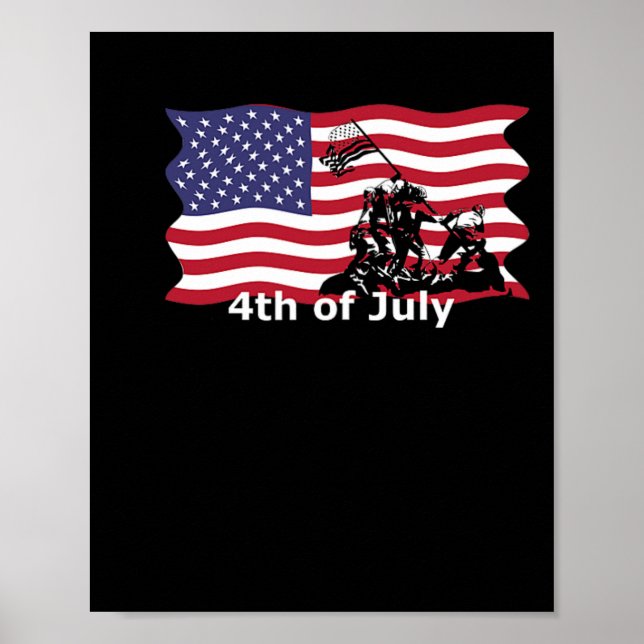 Poster De Juillet T Chemises Iwo Jima (Devant)