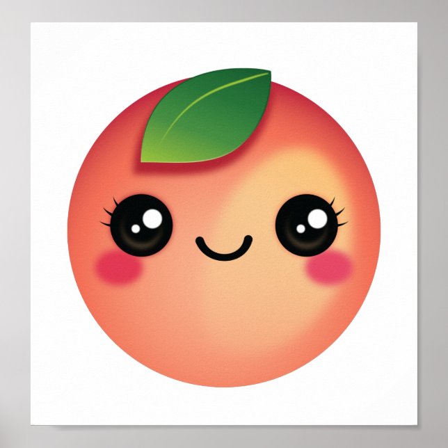 Poster de Kawaii Peach (Devant)