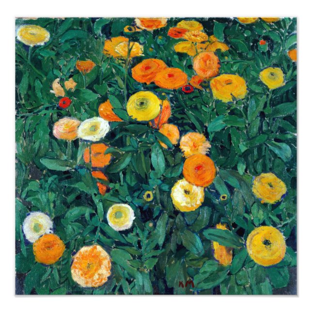 Poster de Koloman Moser Marigolds (Devant)