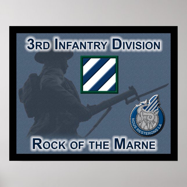 Poster de la 3e division d'infanterie (Devant)