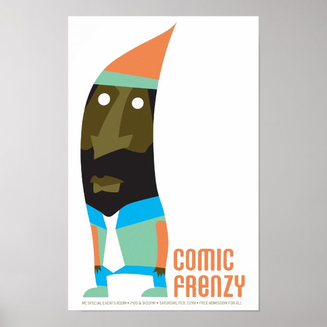Poster de la bande dessinée Frenzy Gnome (Devant)