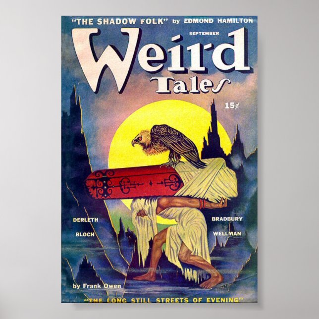 Poster de la bande dessinée Weird Tales Septembre1 (Devant)
