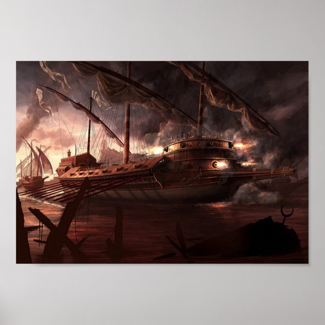 Poster de la bataille de Lepanto (Devant)