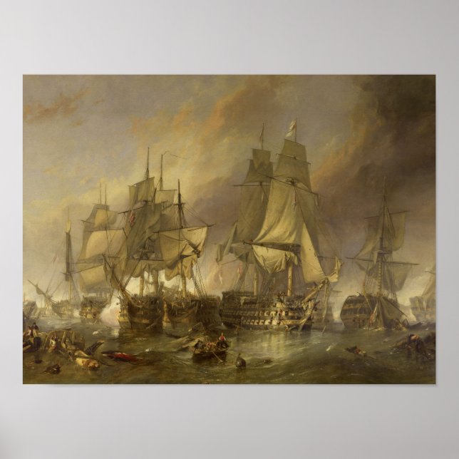 Poster de la bataille de Trafalgar W C Stanfield 1 (Devant)
