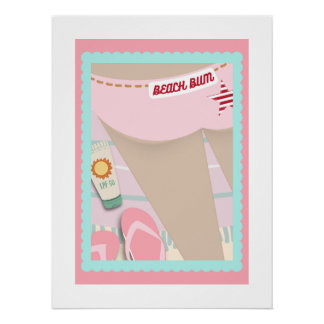 Poster de la bordure de plage 1