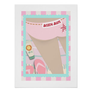 Poster de la bordure de plage 2
