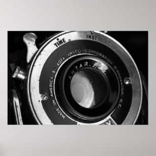 Poster de la caméra vintage