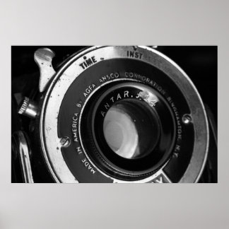 Poster de la caméra vintage