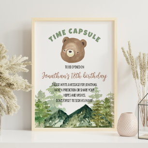 Poster de la capsule de l'ours de bois vert